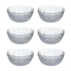 Jogo De Bowl Bohemia Star 6 Peças 210ml Em Vidro Jogo De Bowl Bohemia Star 6 Peças 210ml Em Vidro