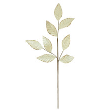 Folha Branco Champanhe 72cm Folha Branco Champanhe 72cm