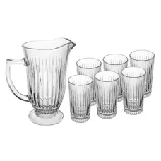 Conjunto Lyor Jarra 1l/6 Copos 300ml De Vidro