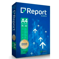Papel Sulfite 75g Report 500 Folhas Cor Branco Papel Sulfite 75g Report 500 Folhas Cor Branco