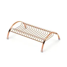 Organizador Seca Pratos Para Armario E Pia Rose Gold 18 Pratos Organizador Seca Pratos Para Armario E Pia Rose Gold 18 Pratos