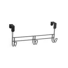 Suporte Para Porta Com 3 Ganchos Black Suporte Para Porta Com 3 Ganchos Black