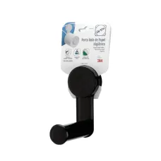 Porta Rolo Papel Higiênico Preto