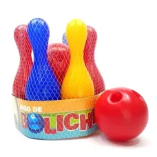 Jogo De Boliche De Brinquedo Infantil Com 6 Pinos E 2 Bolas - Cardoso Jogo De Boliche De Brinquedo Infantil Com 6 Pinos E 2 Bolas - Cardoso