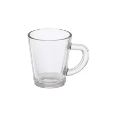 Jogo de Canecas de Café de Vidro 70ml - Lisa 6 Peças