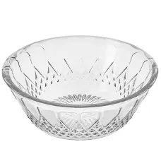 Centro de Mesa - Fruteira de Vidro Redonda Villari Vitazza