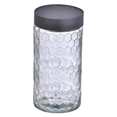 Pote de Vidro Padrão Colmeia 1,6 L Pote de Vidro Padrão Colmeia 1,6 L