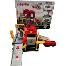Estação De Bombeiro Infantil – Samba Toys Com Acessórios E Veículos Estação De Bombeiro Infantil – Samba Toys Com Acessórios E Veículos