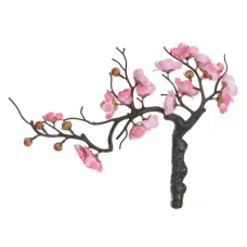 Arranjo Bonsai Cerejeira X25 Rosa 2t 24cm Florarte