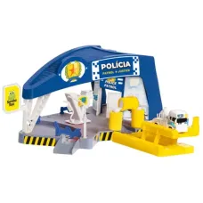 Estação De Polícia Infantil – Samba Toys Com Viatura E Acessórios Estação De Polícia Infantil – Samba Toys Com Viatura E Acessórios