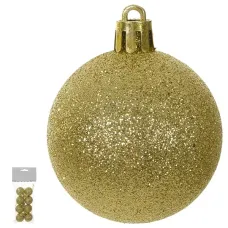 Bola Glitter Bag C/ 08 Un Dour 3cm Florarte Ntl Bola Glitter Bag C/ 08 Un Dour 3cm Florarte Ntl