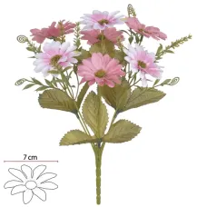 Buque Margarida X7 Rosa Outono 2t 28cm Florarte