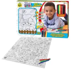 Tapete Pintura Abc Fazendinha Samba Toys – Aprendizado E Diversão Criativa Tapete Pintura Abc Fazendinha Samba Toys – Aprendizado E Diversão Criativa