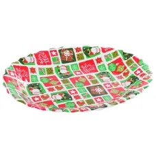 Bandeja Oval Flowers Sort 48x35x24cm Fartex