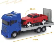 Caminhao Guincho Fury Truck Orange Toys