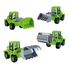 Carrinho Agricultura Pull Back Bee Toys Uidade