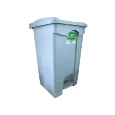 Lixeira com Pedal 50 Litros Branca Plastex Lixeira com Pedal 50 Litros Branca Plastex