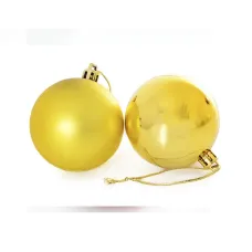 Bola Mista Tubo Dourado Pt 12pcs 5cm Fartex Bola Mista Tubo Dourado Pt 12pcs 5cm Fartex