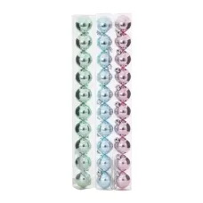 Bola Candy Tricolor 4cm com 10 Pcs Bola Candy Tricolor 4cm com 10 Pcs