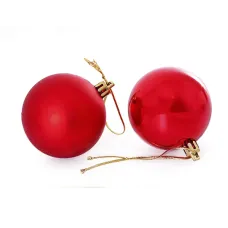 Bola Mista Tubo Vermelho Pt 9pcs 6cm Fartex Bola Mista Tubo Vermelho Pt 9pcs 6cm Fartex