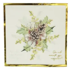 Guardanapo Fls Dupla Natal C/20 Color33x33cm Florarte Guardanapo Fls Dupla Natal C/20 Color33x33cm Florarte