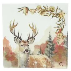 Guardanapo Fls Dupla Rustica C/20 Bege 33x33cm Florarte Guardanapo Fls Dupla Rustica C/20 Bege 33x33cm Florarte