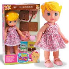 Boneca Bee Hugs Hora Do Chocolate C/Acessórios Café Da Manha - Beetoys Boneca Bee Hugs Hora Do Chocolate C/Acessórios Café Da Manha - Beetoys